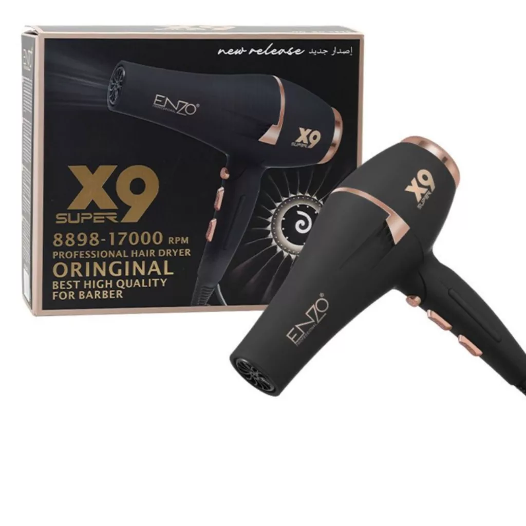 سشوار حرفه ای انزو پروفیشینال مدل X9