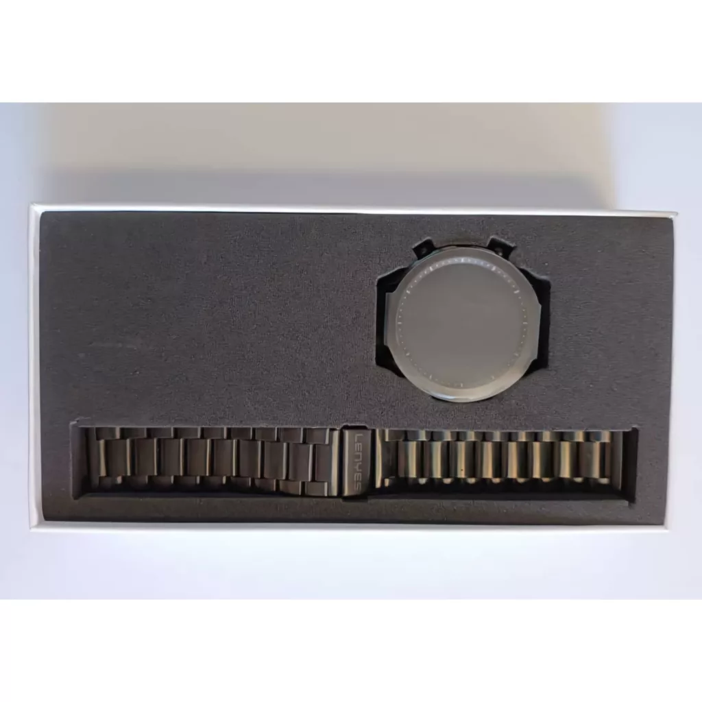 ساعت هوشمند 1.85 اینچی لنیز مدل LW-253 با بند استیل