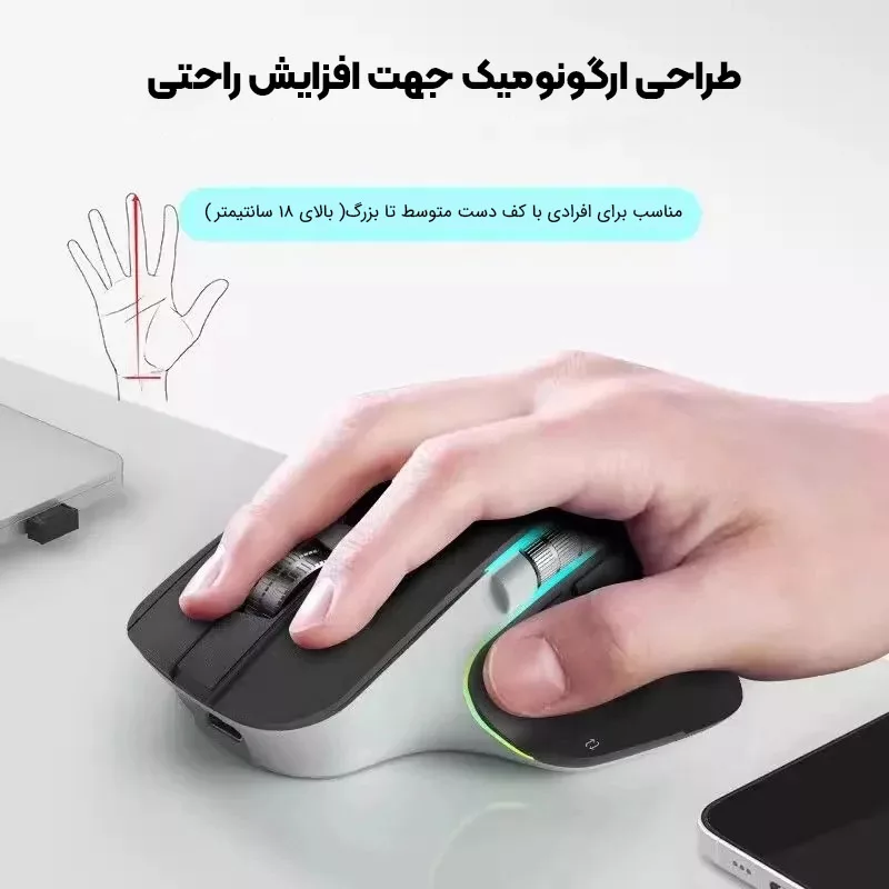 ماوس بی سیم ایسر مدل OMR225
