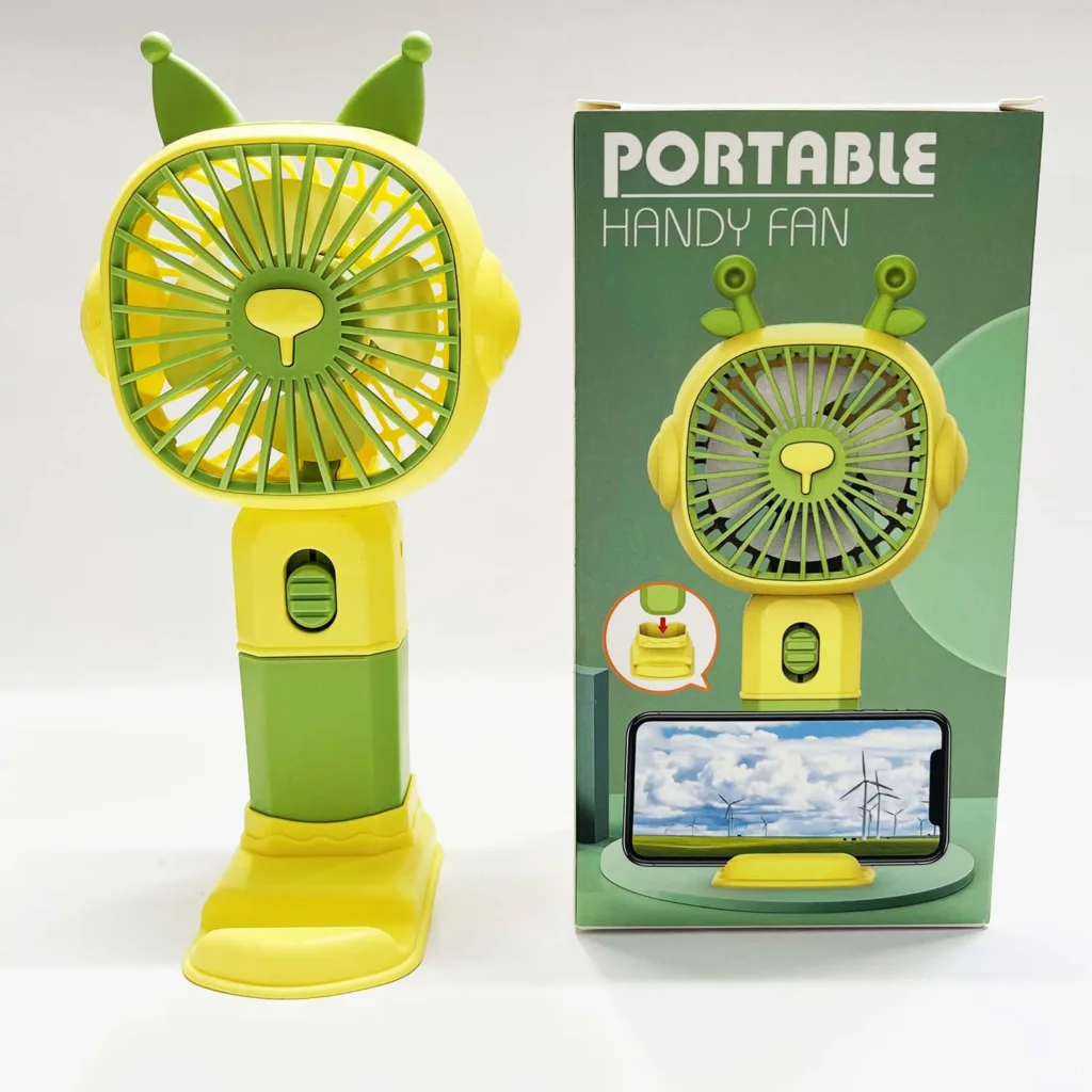 پنکه دستی مدل رباتی ظرفیت 600 میلی آمپر