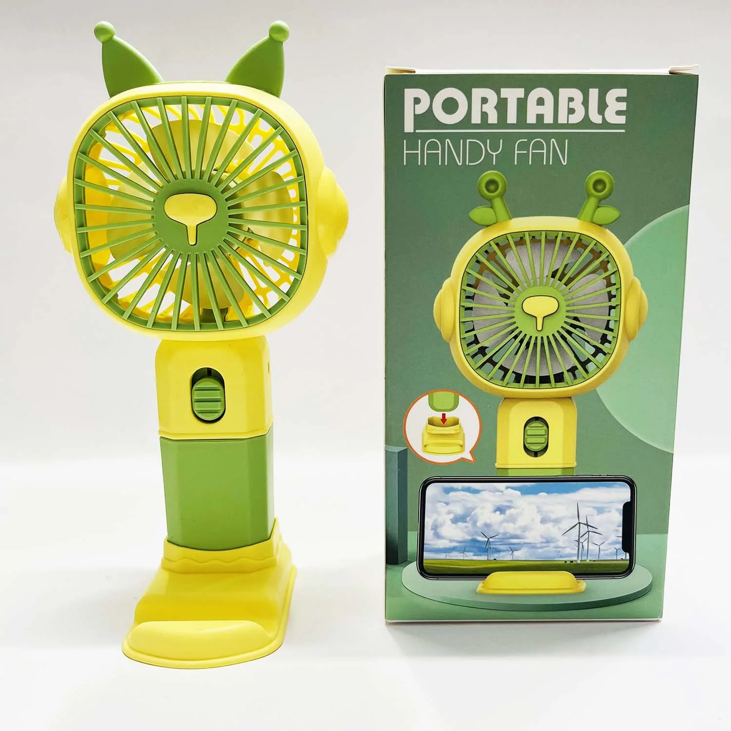 پنکه دستی مدل رباتی ظرفیت 600 میلی آمپر