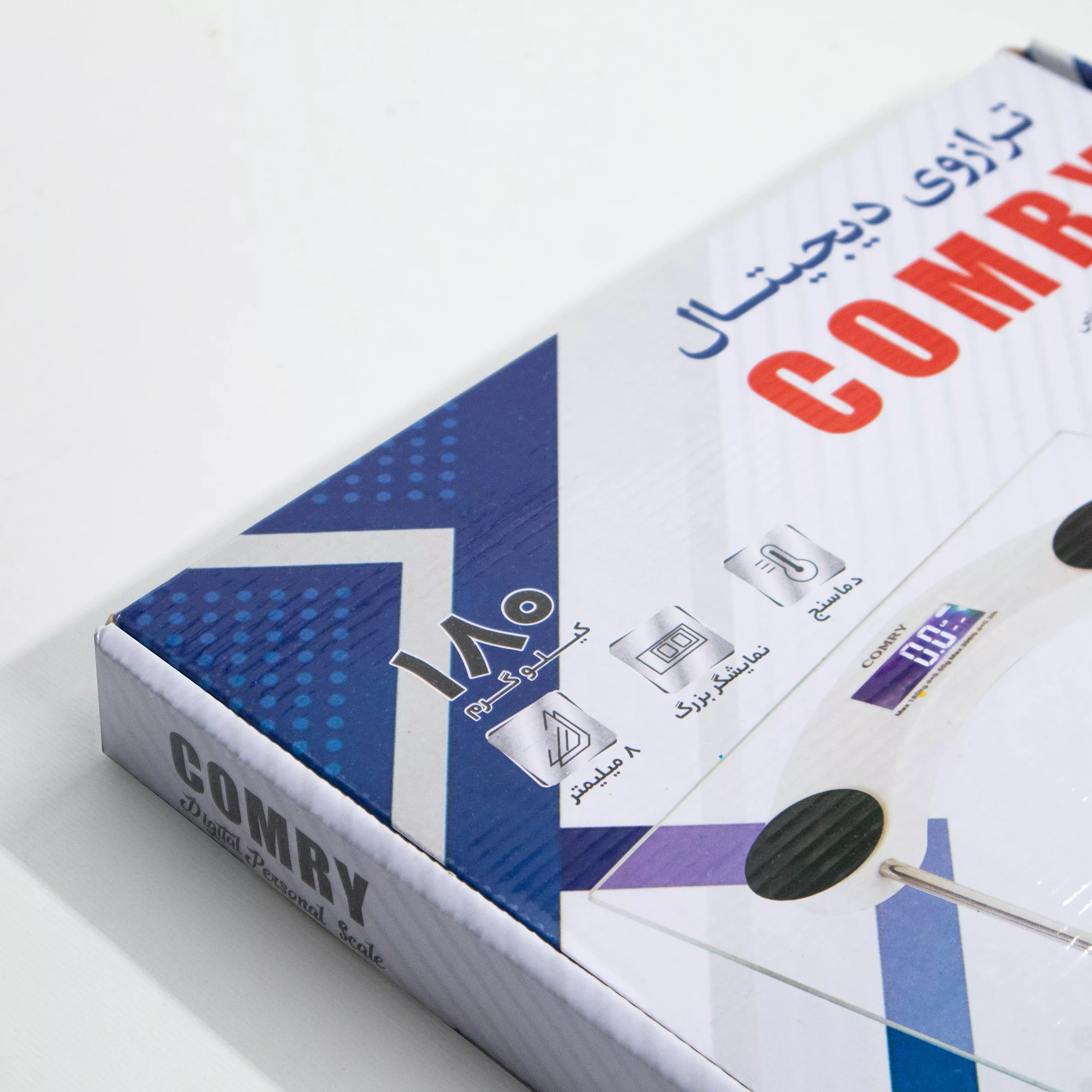 ترازو دیجیتال کمری مدل شیشه