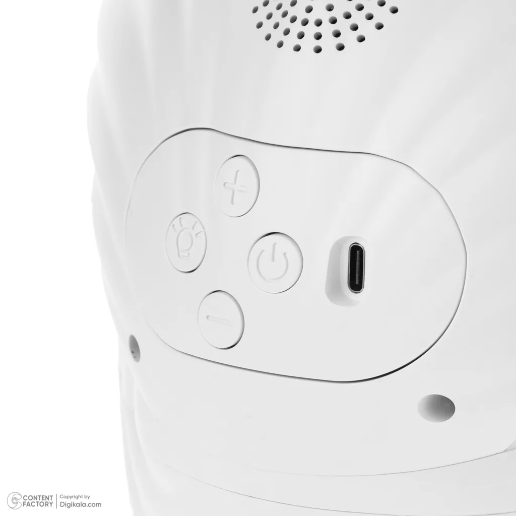 دستگاه بخور و رطوبت ساز سرد 55 لیتری، مناسب برای فضای 20 متر مربع، میزان کارکرد مداوم 8 ساعت، منبع انرژی باتری قابل شارژ، دارای اسپیکر، پخش‌کننده نور، همراه با کابل USB، مدل Y17
