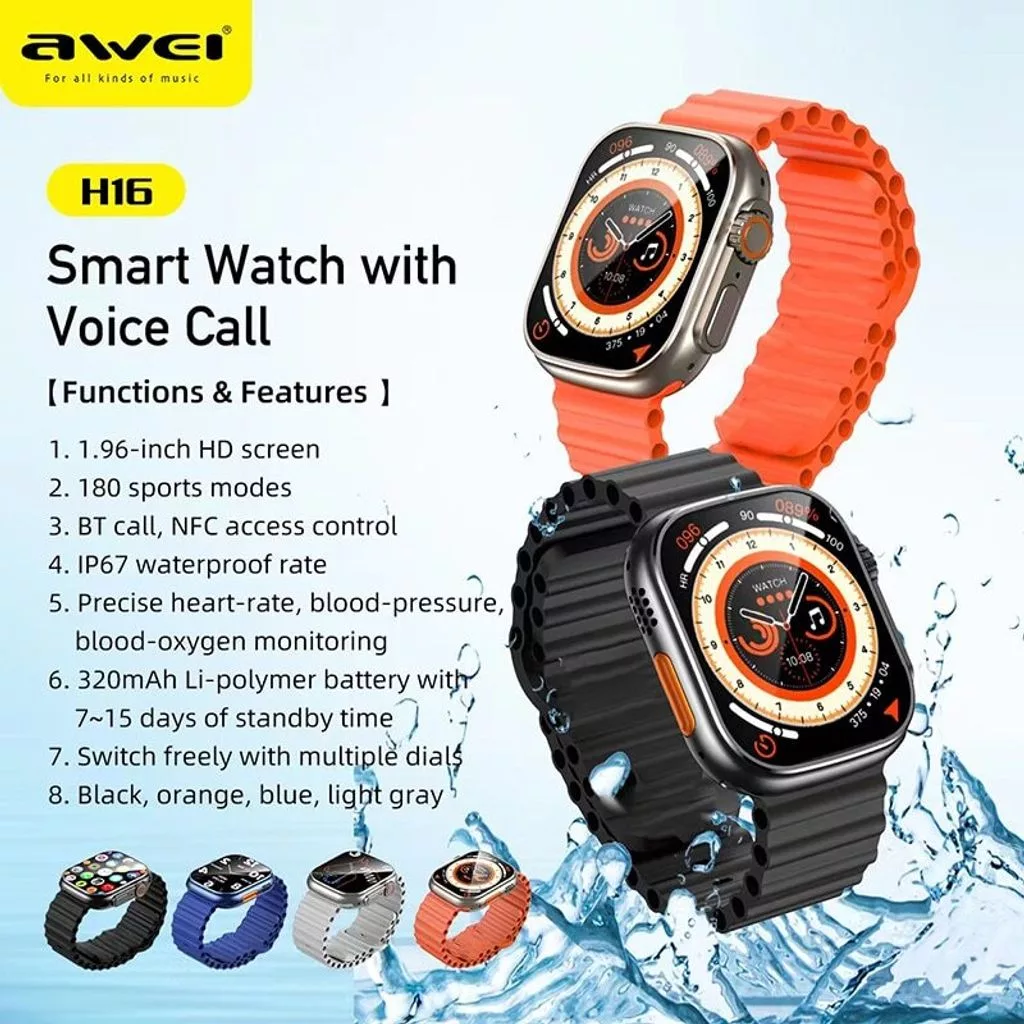 ساعت هوشمند اوی مدل H16