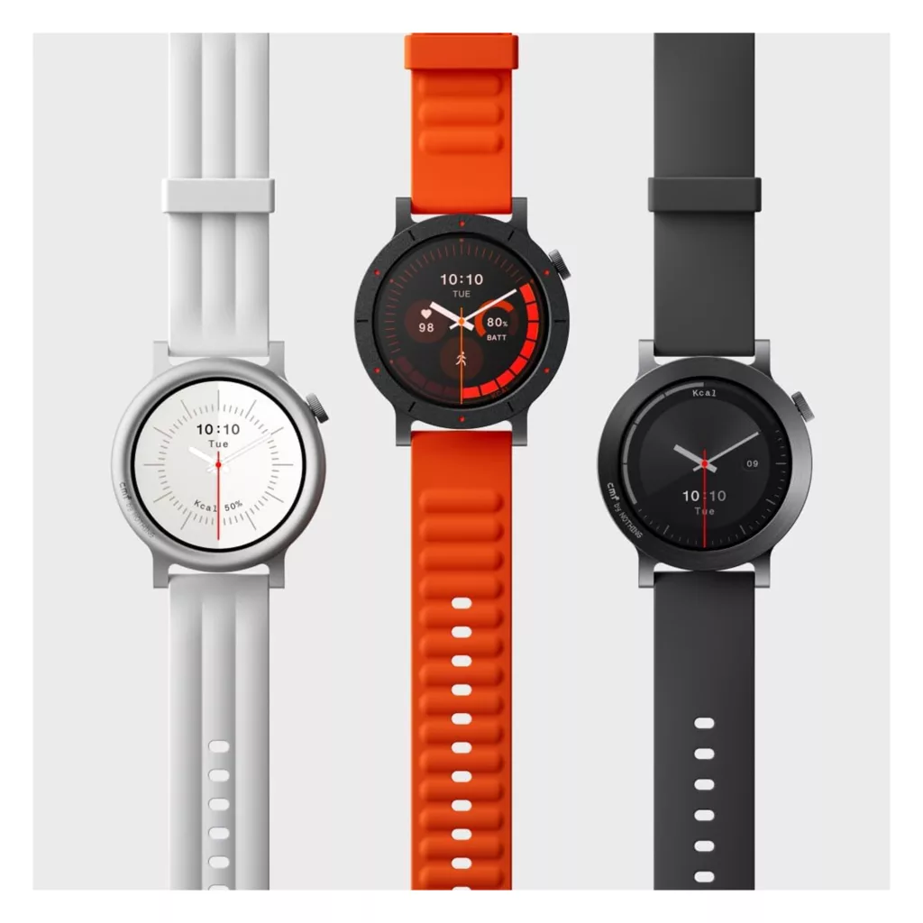 ساعت هوشمند 47 میلی‌متری ناتینگ مدل CMF Watch Pro 3 با بند سیلیکونی