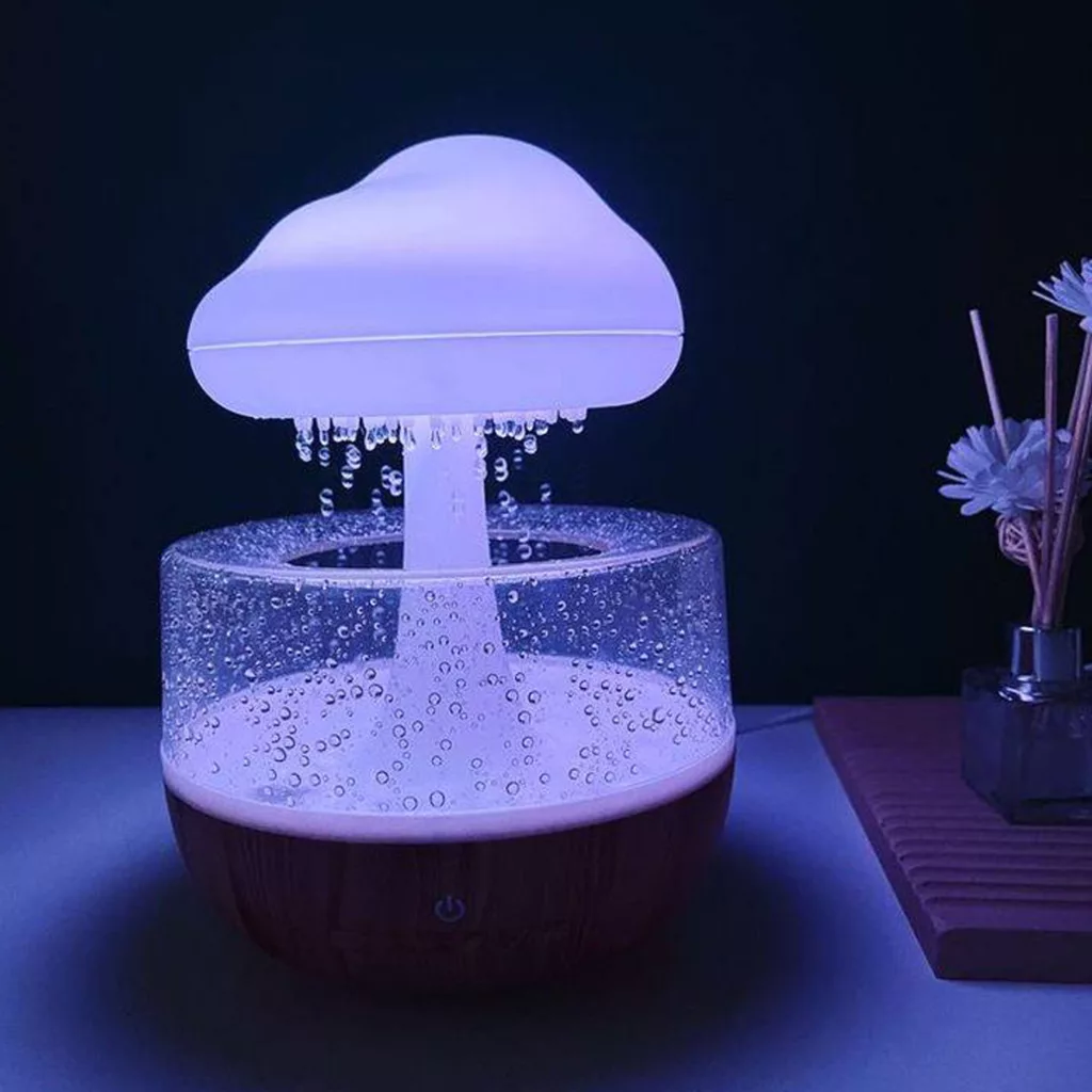 دستگاه بخور سرد مدل چراغ خواب طرح باران ساز