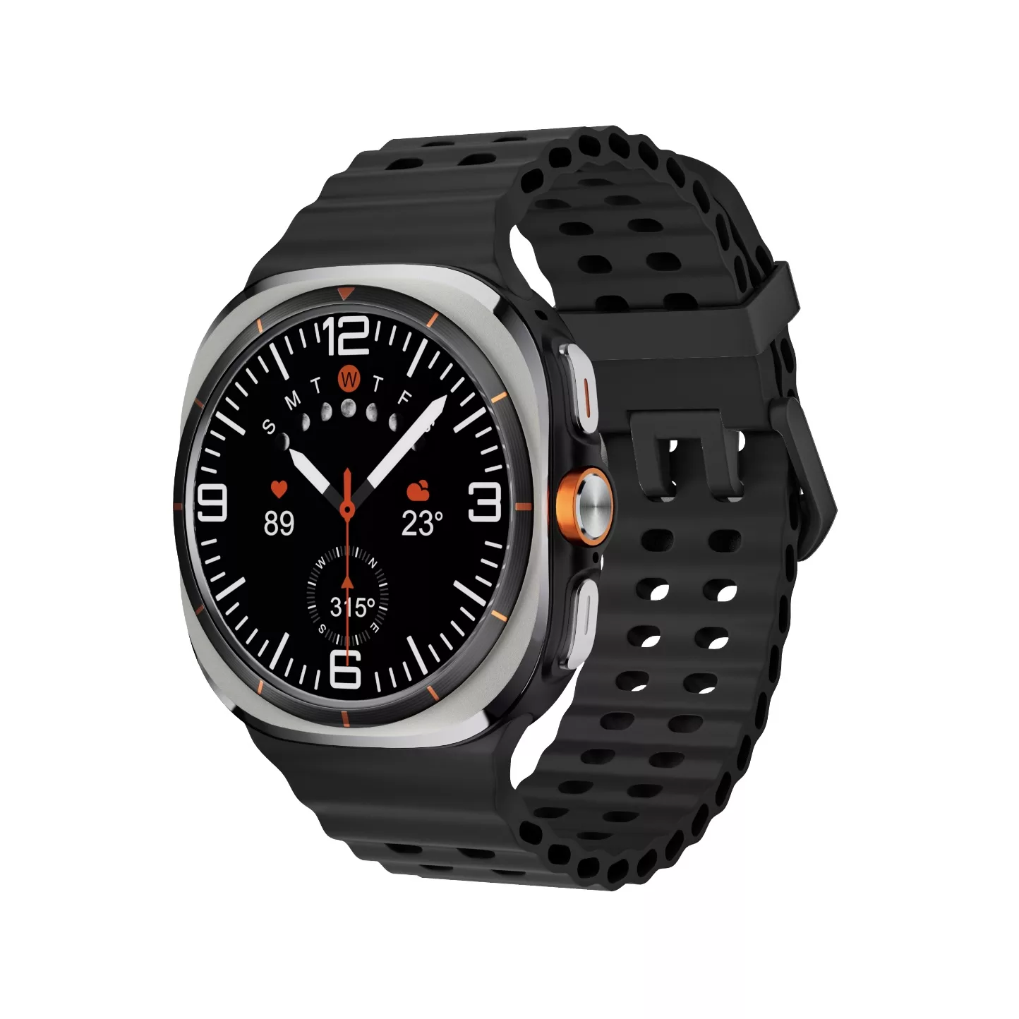 ساعت مچی هوشمند 1.3 اینچ لومینکس مدل SK7 ultra با بند سیلیکونی و فلزی