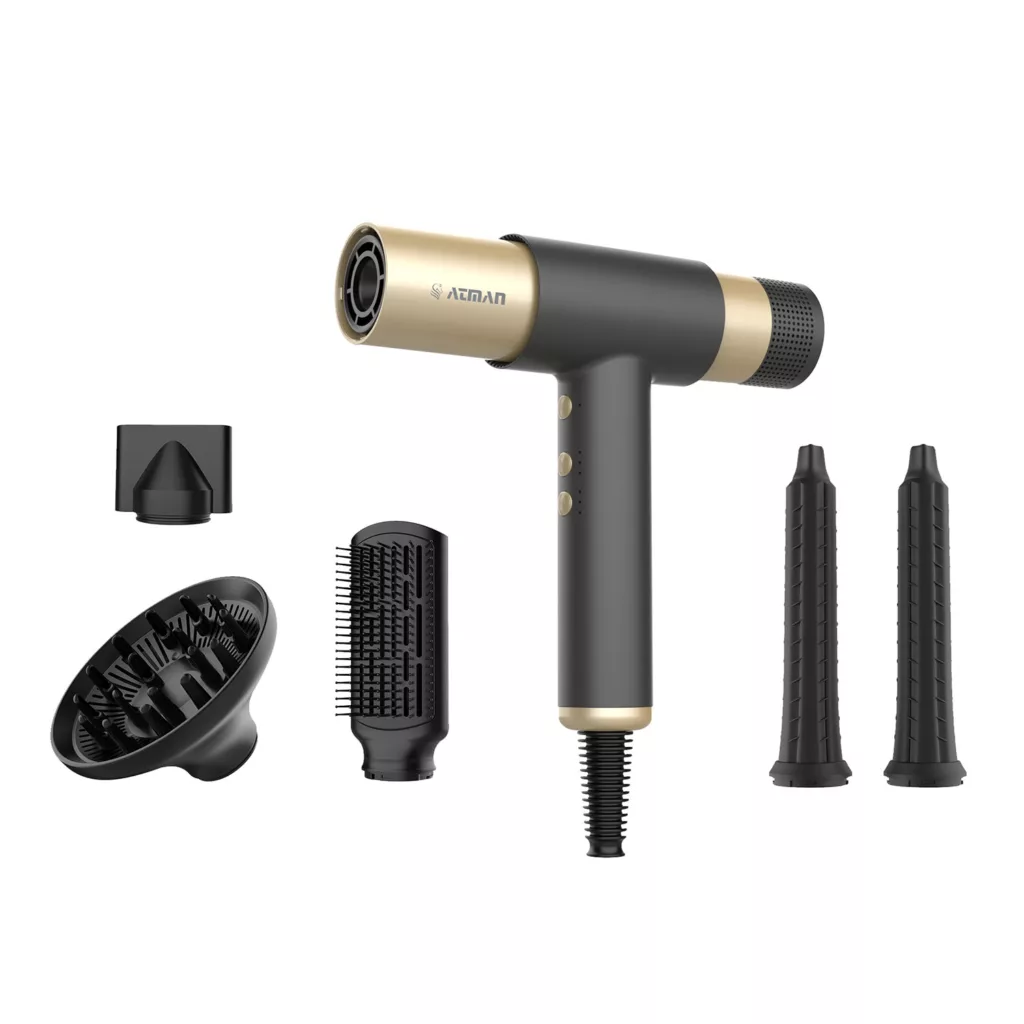 سشوار حرفه‌ای 2000 وات آتمن مدل BY-5915