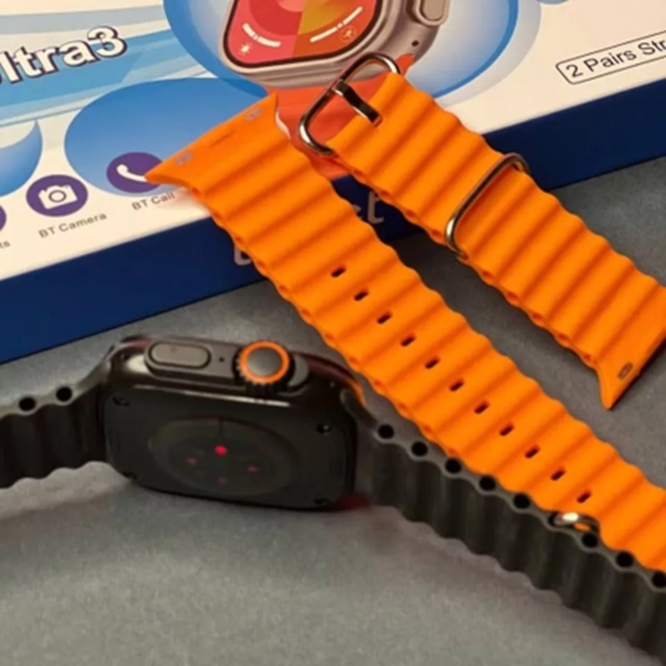 ساعت هوشمند سایز49 میلیمتری مدل TX22 ULTRA3 با بند سیلیکونی