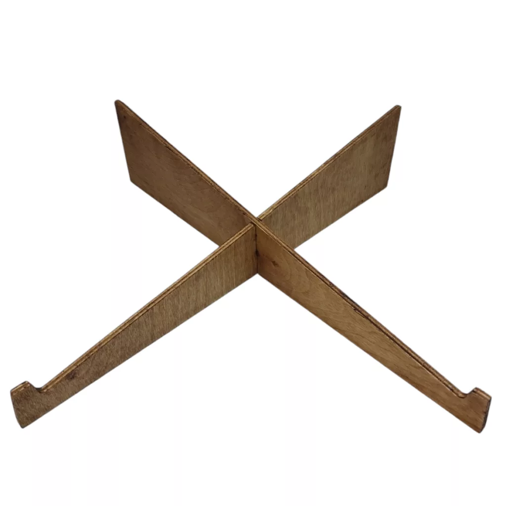 پایه نگهدارنده لپ تاپ مهراب چوب مدل ضربدری