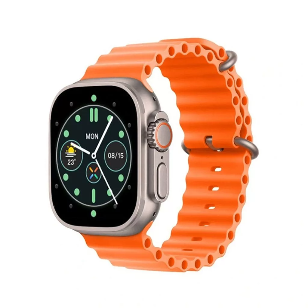 ساعت هوشمند مدل ULTRA2 Watch ORIG دارای قابلیت های صفحه نمایش رنگی بند سیلیکون