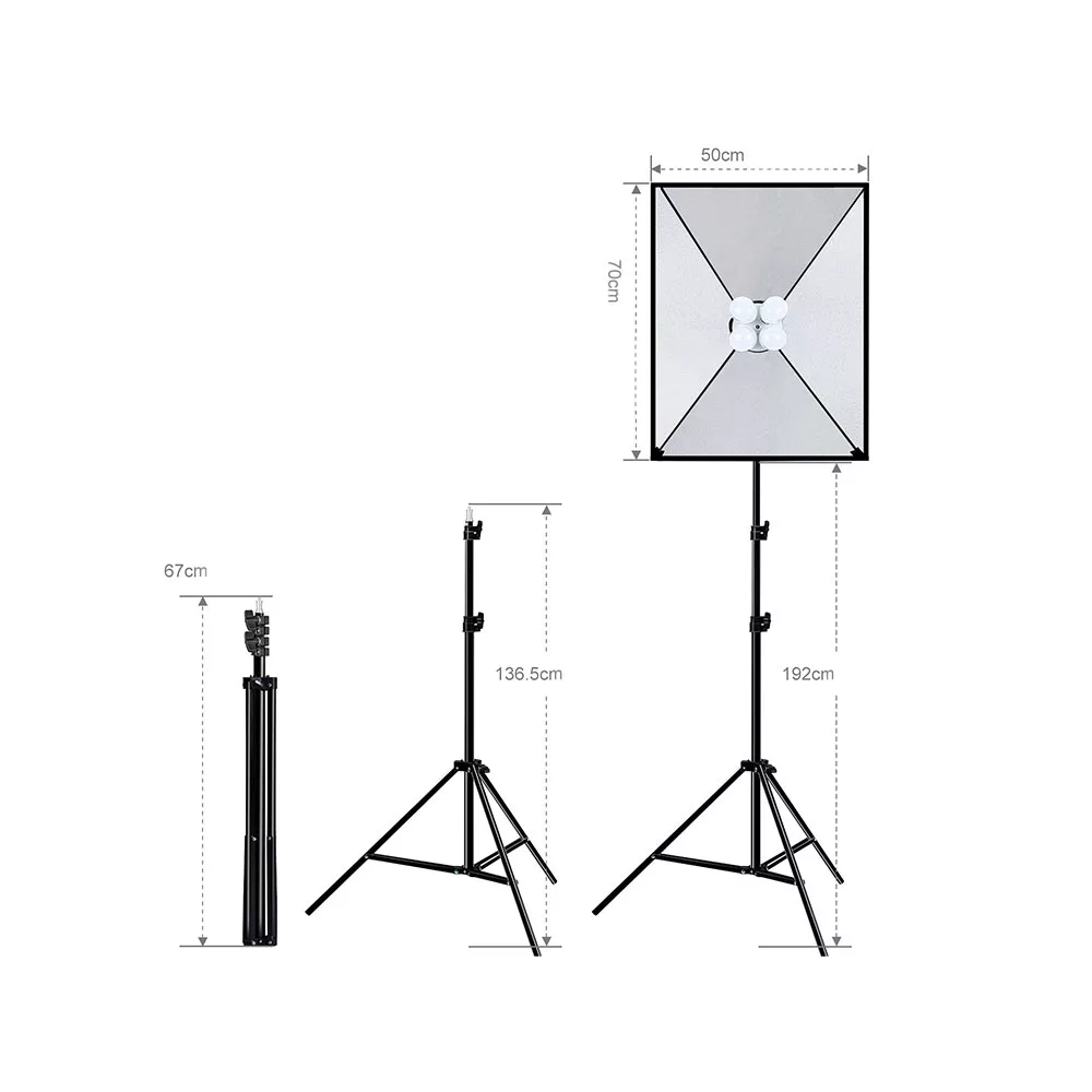 نور ثابت ال ای دی پلوز مدل Light Bulb Photography