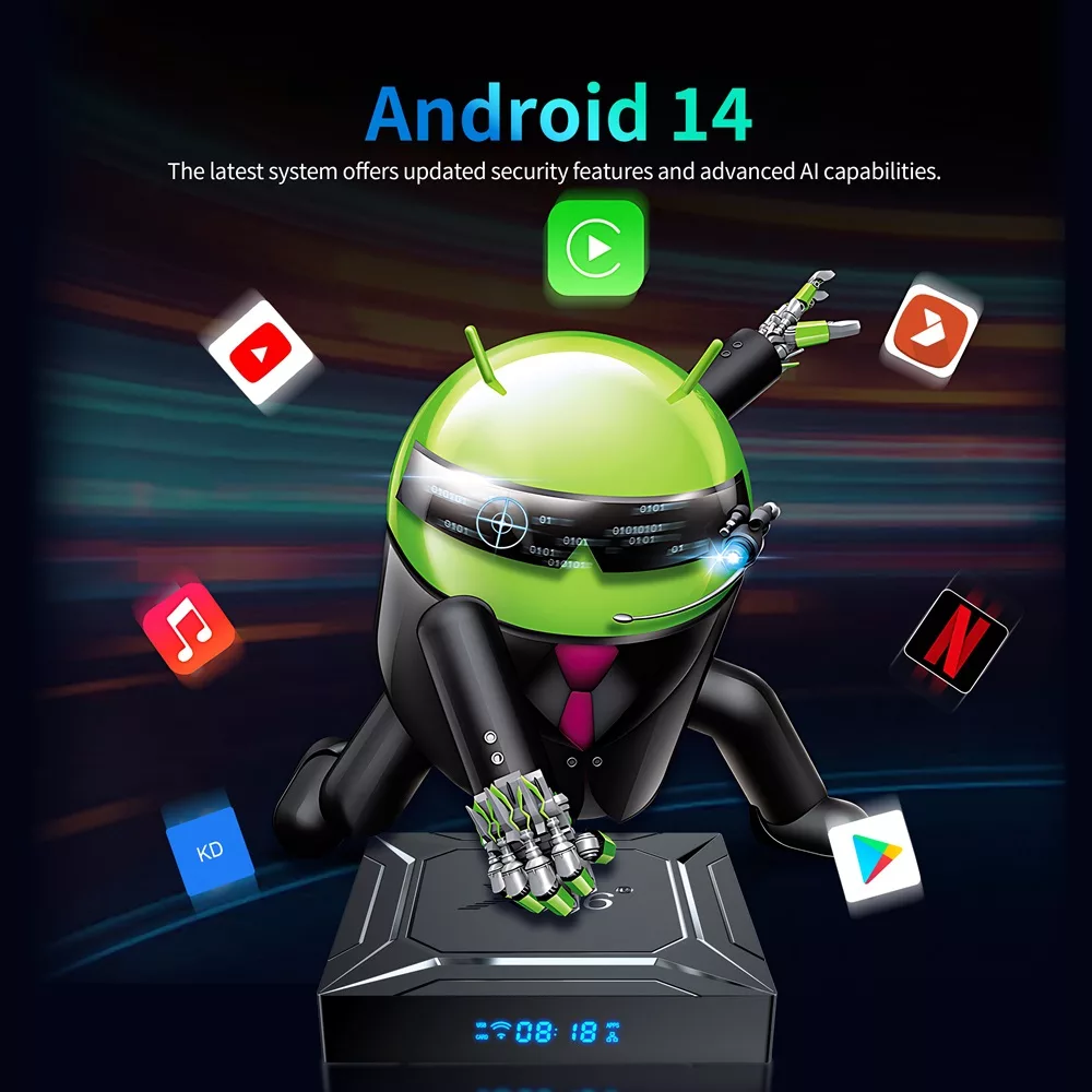 اندرویدباکس ايكس96 مدل M200 4/64GB ANDROID 14