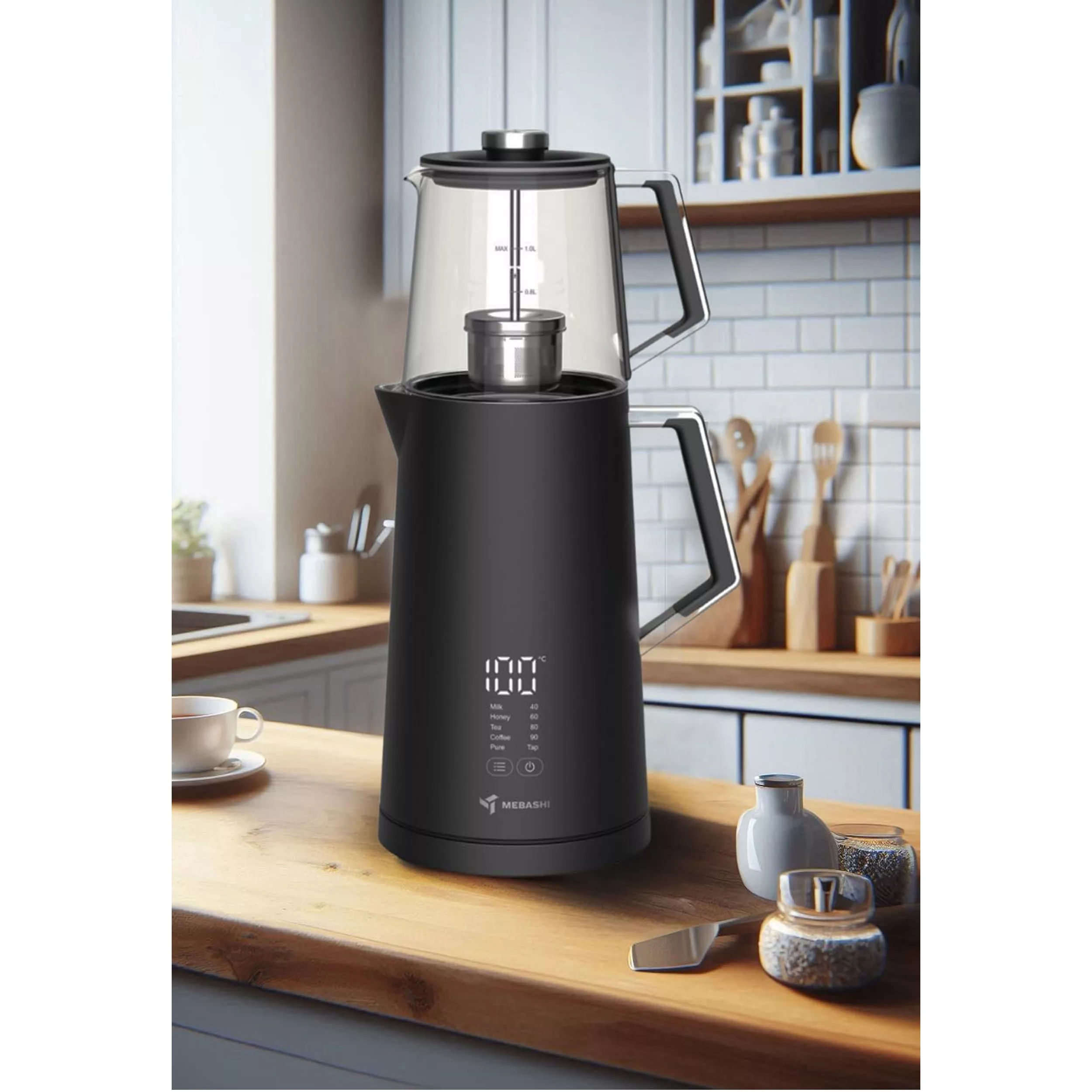 چای ساز روی هم مباشی مدل ME-TM304