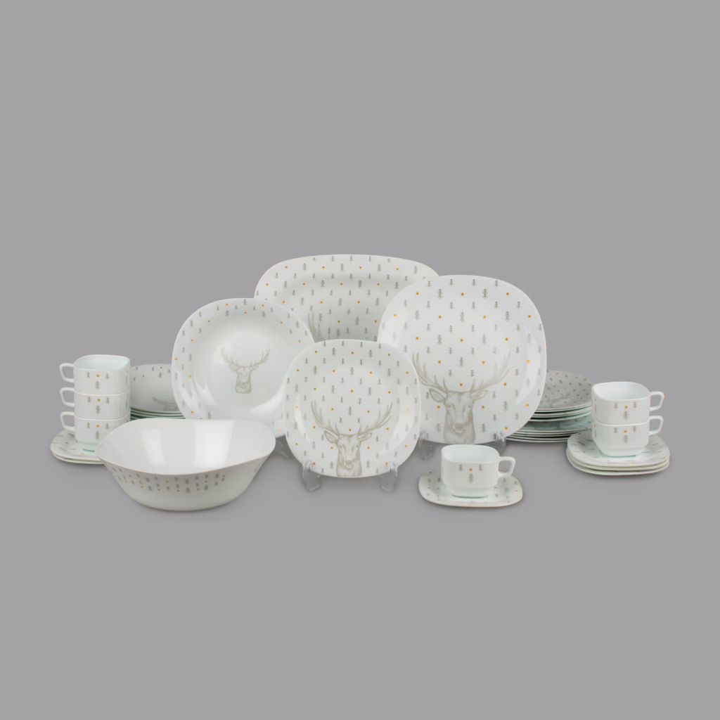 سرویس غذاخوری 32 پارچه 6 نفر دینوا ساینا مدل 25011