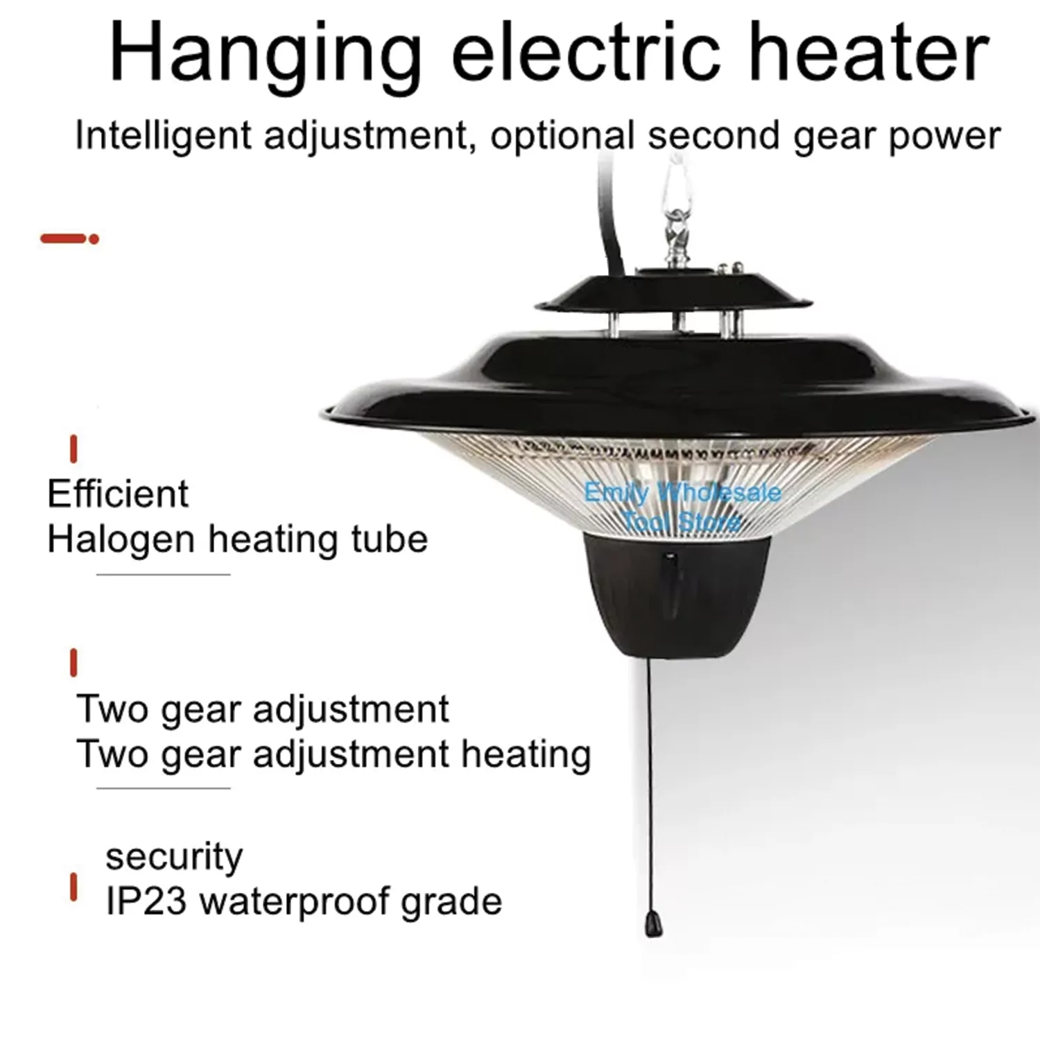 بخاری برقی سقفی مدل المنتی کد KB1
