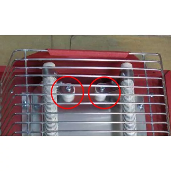 نر و ماده و پایه المنت بخاری برقی کد 6 بسته 6 عددی