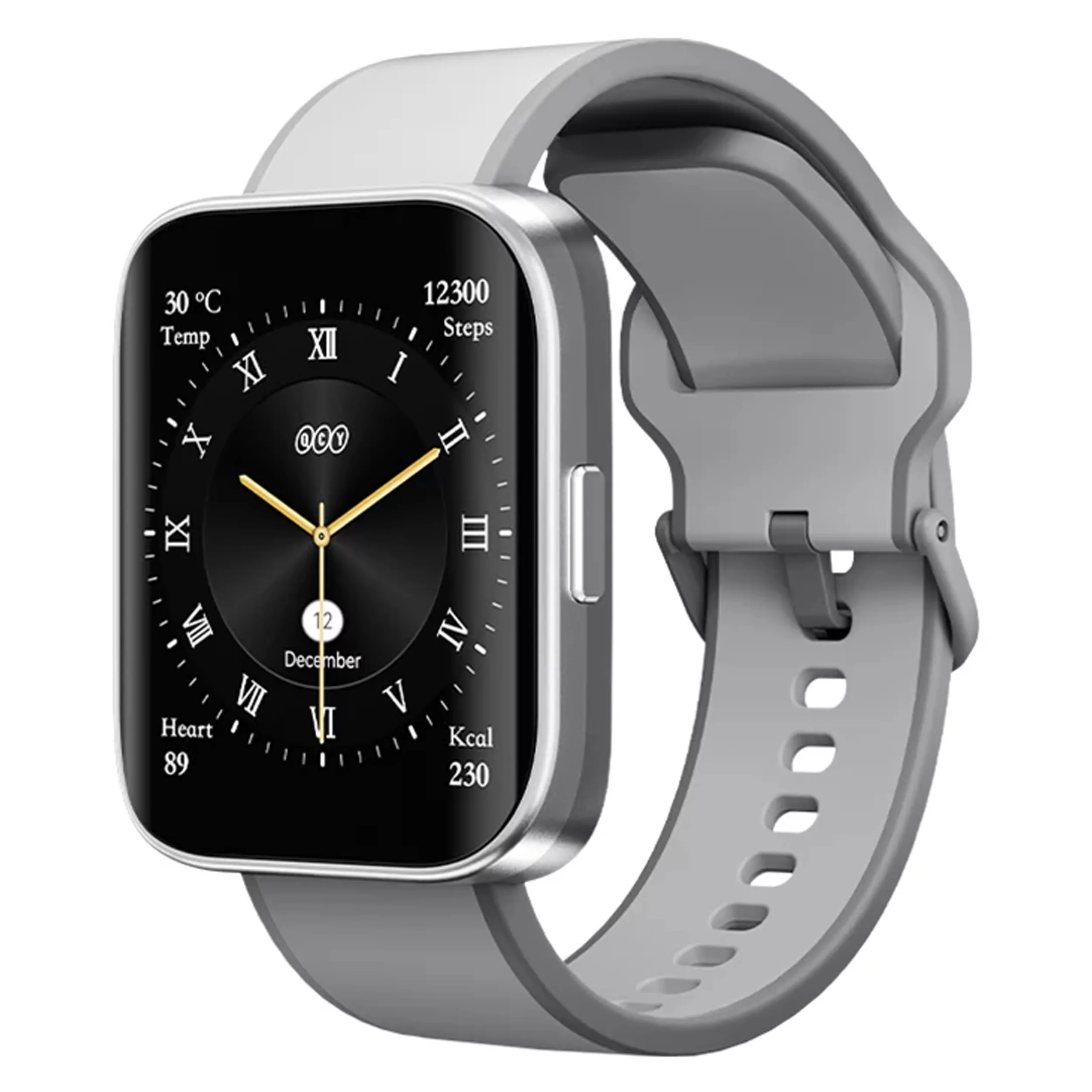 ساعت هوشمند 47 میلی‌متری کیو سی وای مدل Urban GS با بند سیلیکونی