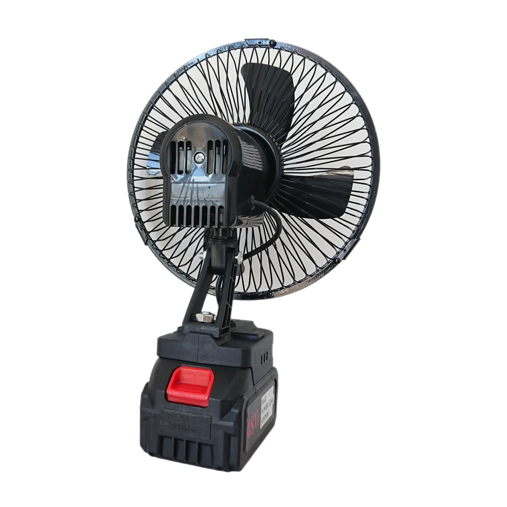 پنکه شارژی مدل رومیزی ظرفیت 3000 میلی آمپر ساعت