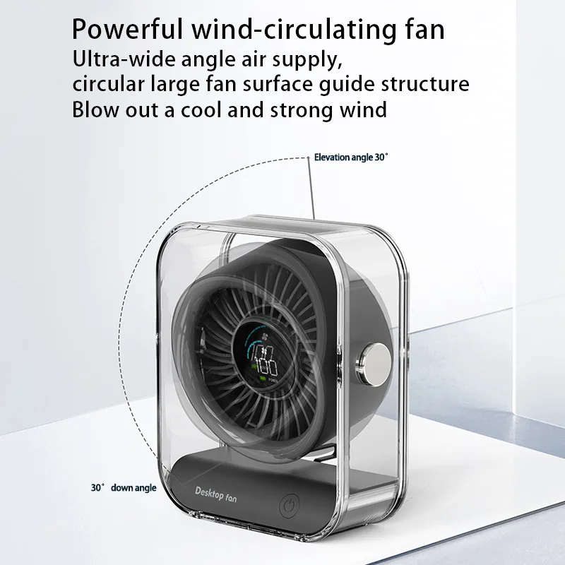پنکه شارژی مدل Digital Fan ZH28