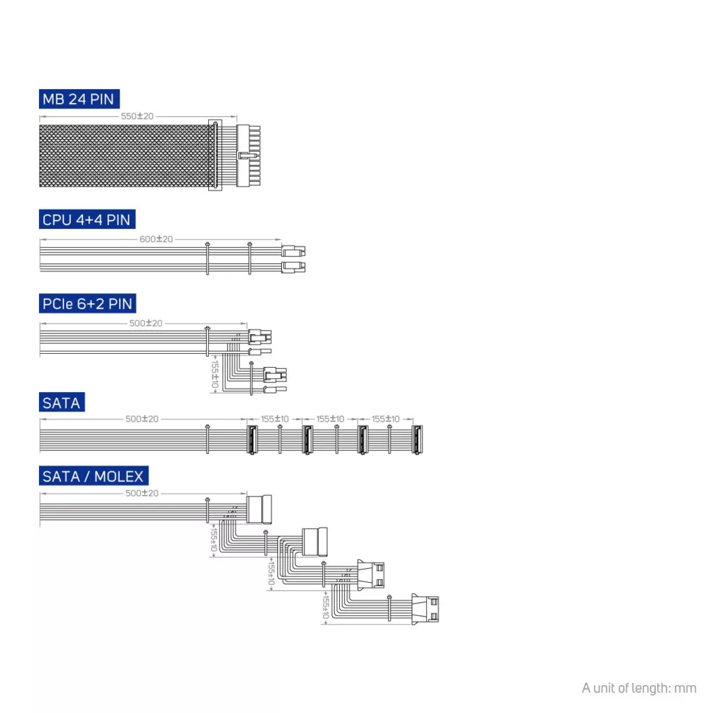 منبع تغذیه کامپیوتر اف اس پی مدل HV + 600W
