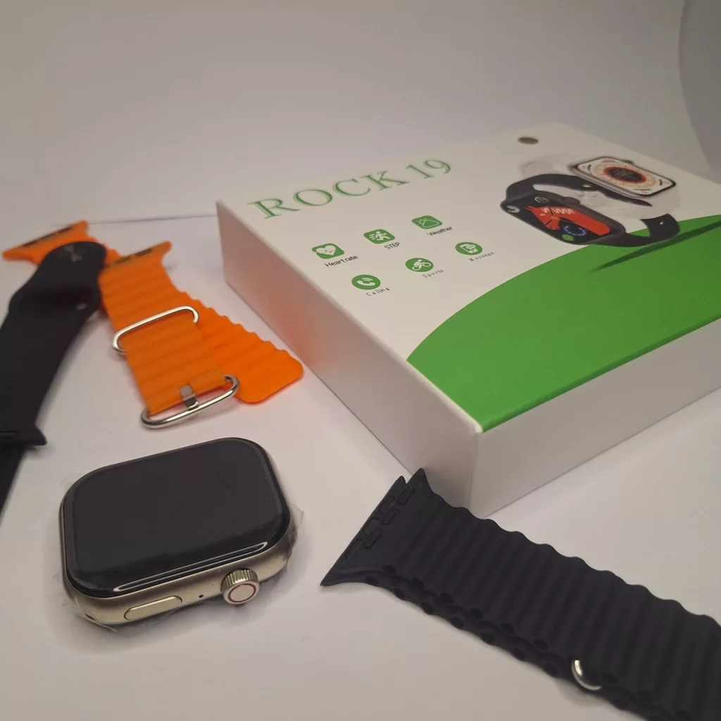 ساعت هوشمند ۴۹ میلیمتری مدل ROCK19 با بند سیلیکونی