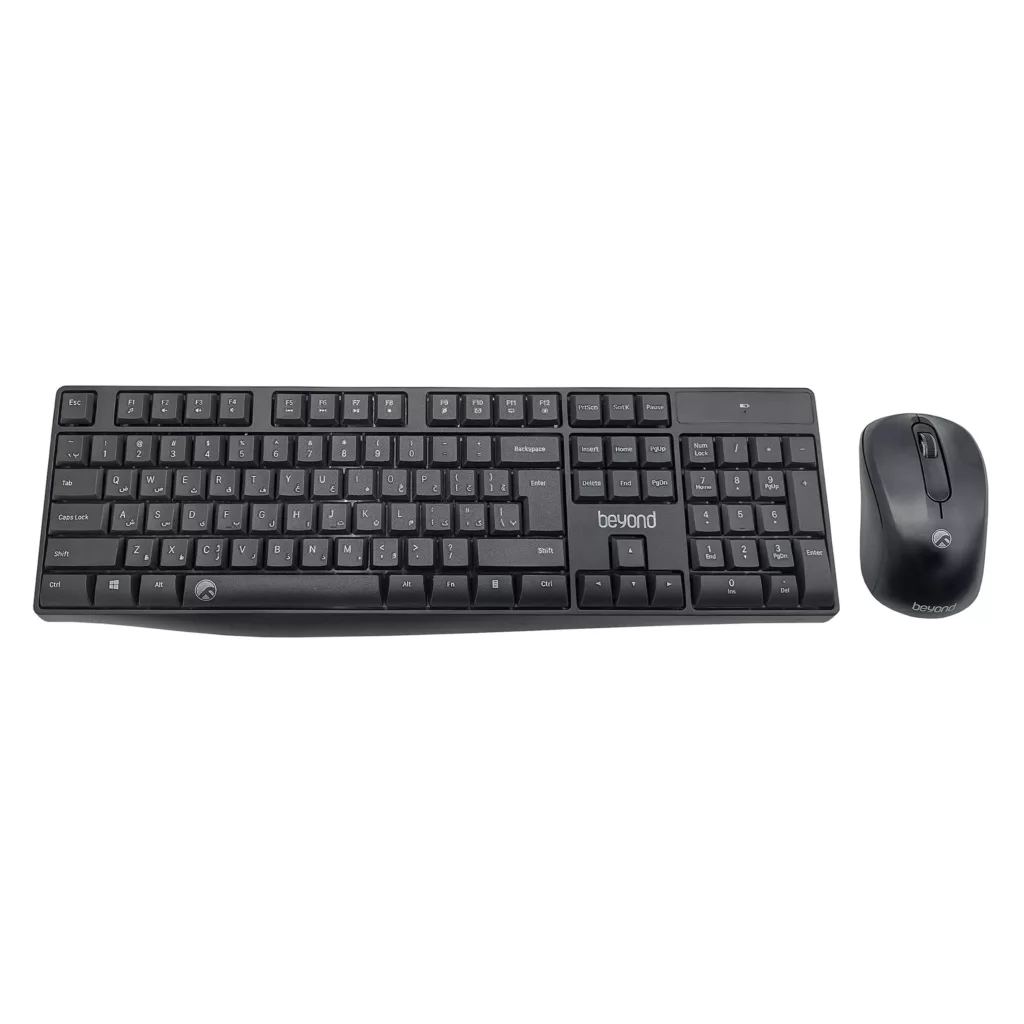 کیبورد و ماوس بی سیم بیاند مدل BMK-5110RF، سوییچ ممبران، Full-Size