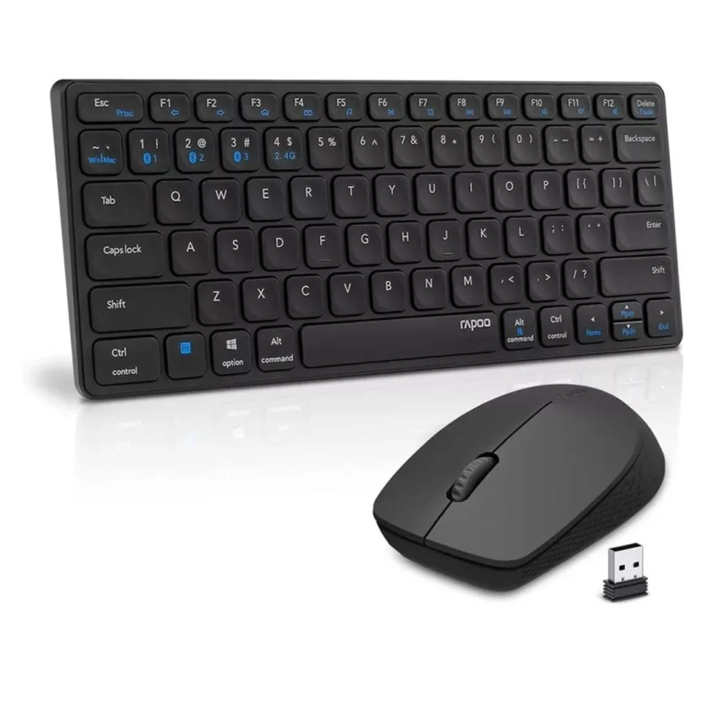 کیبورد و ماوس بی سیم رپو مدل 9050M