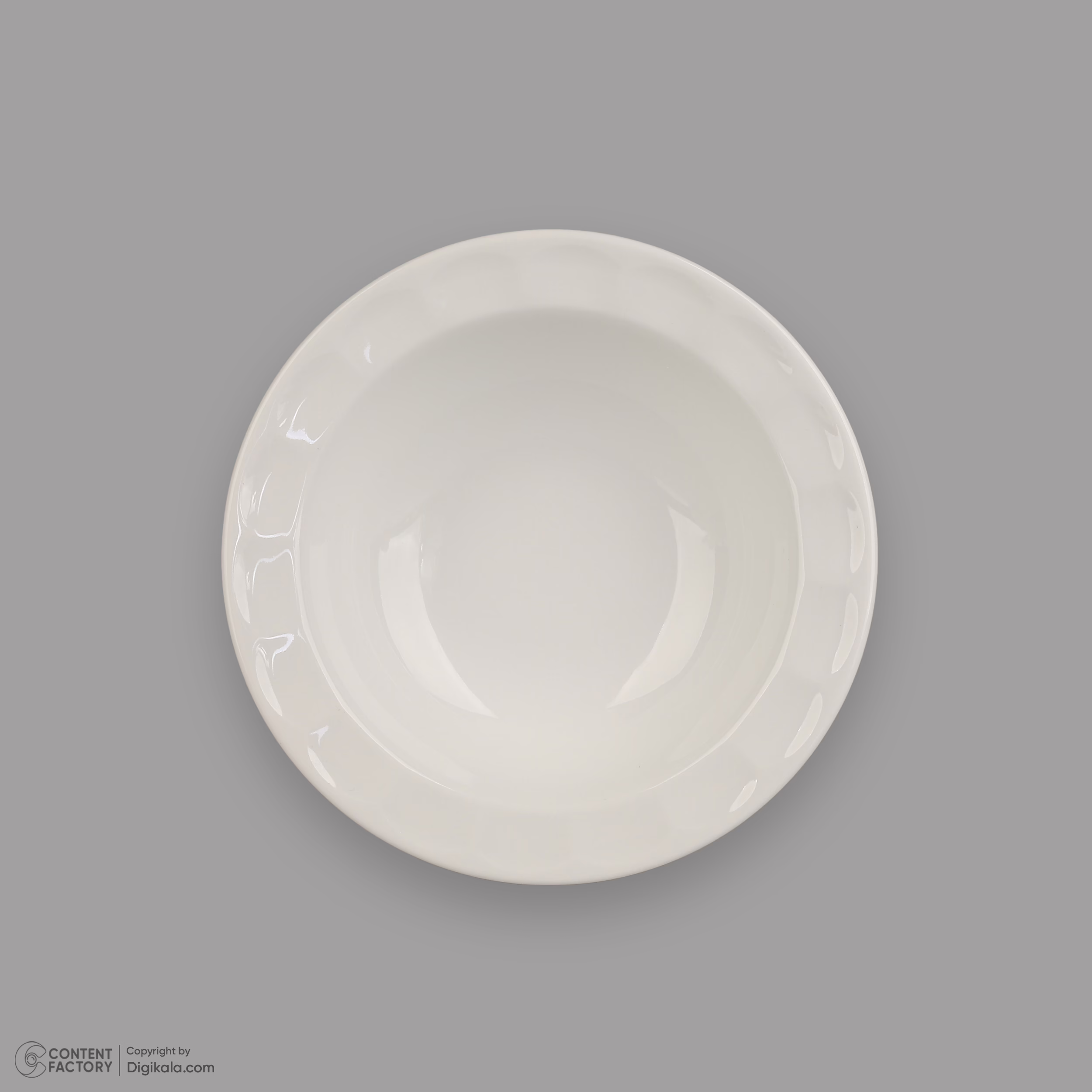 سرویس غذاخوری 29 پارچه 6 نفر چینی زرین ایران مدل نئوکلاسیک سفید درجه 3