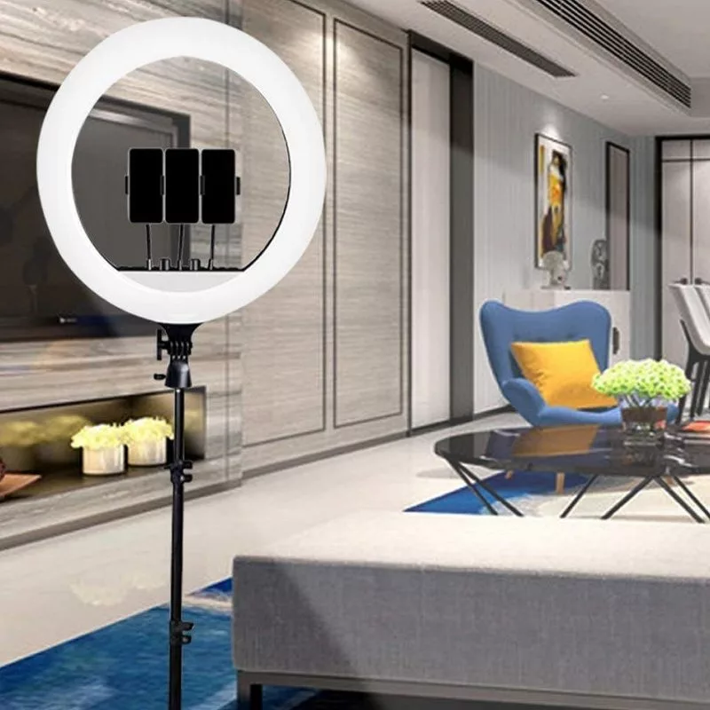 رینگ لایت  مدل RL-21 Ring Light به همراه سه پایه