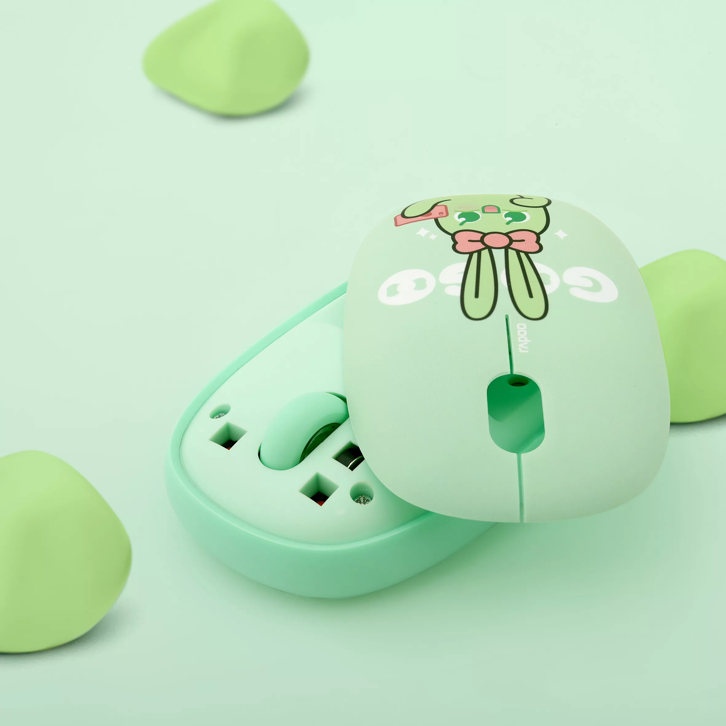 ماوس بی سیم رپو مدل M650 Silent طرح GOGO