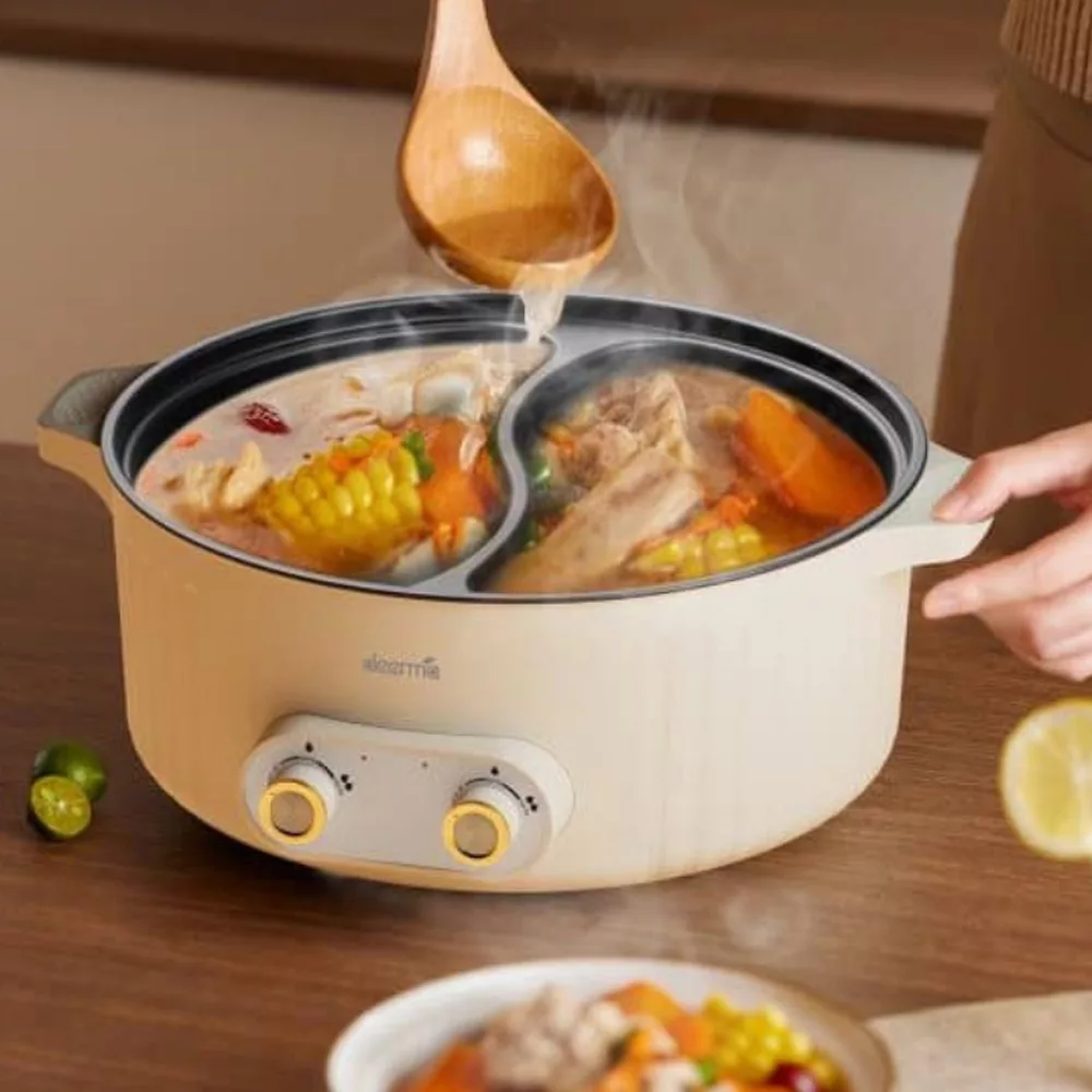 قابلمه برقی شیائومی مدل Deerma Multifunctional Electric Pot 6L DEM-DG50W