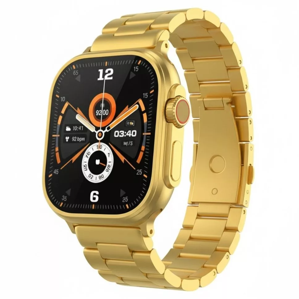 ساعت هوشمند 49 میلی‌متری مدل H14 ULTRA2 با بند فلزی و سیلیکونی