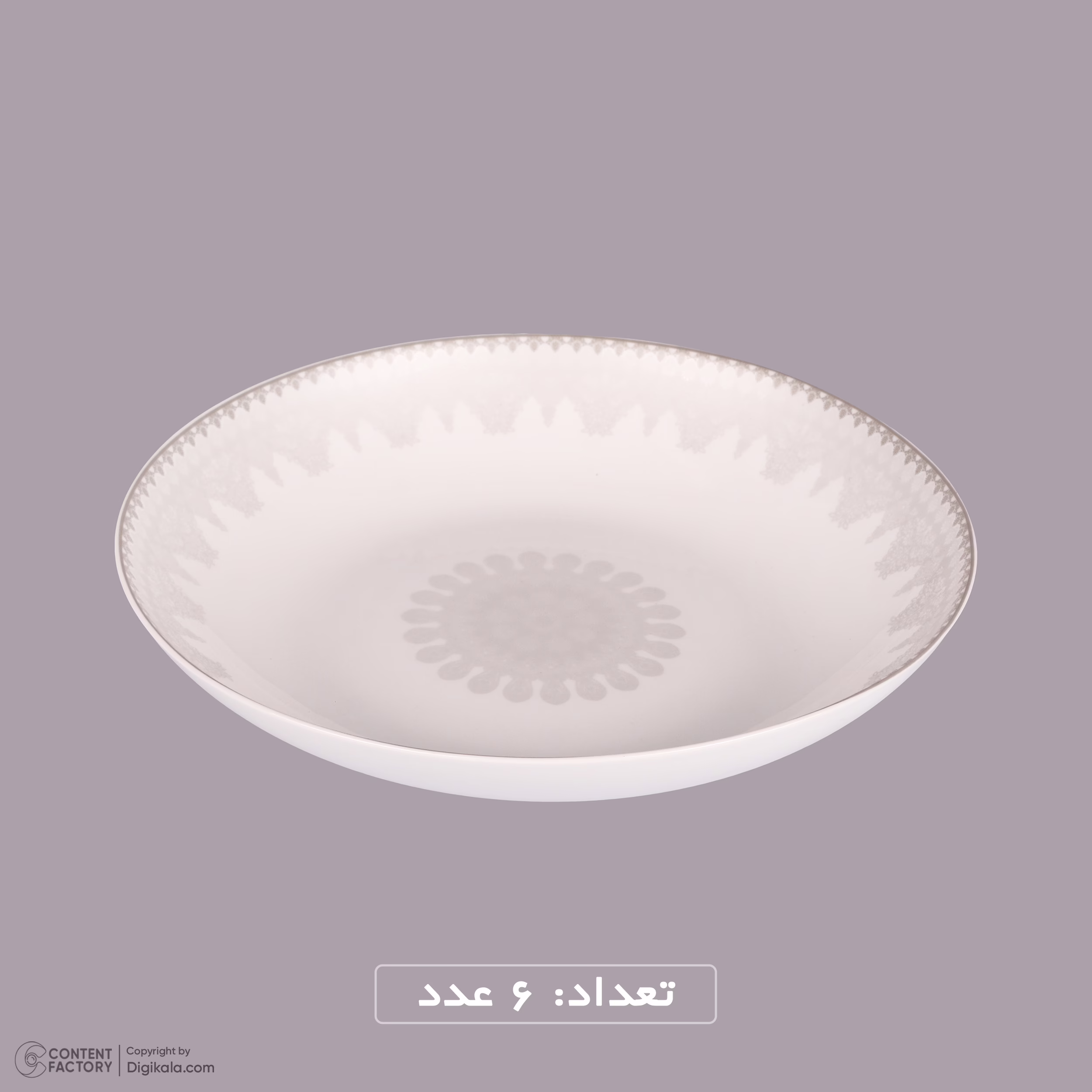 سرویس غذاخوری 18 پارچه 6 نفر شانی مدل 1040