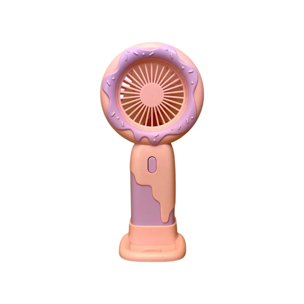 پنکه دستی مدل دونات شارژی کد 677