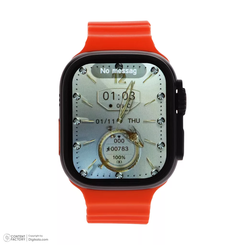 ساعت هوشمند 45 میلی‌متری تکت مدل TX33 با بند سیلیکونی