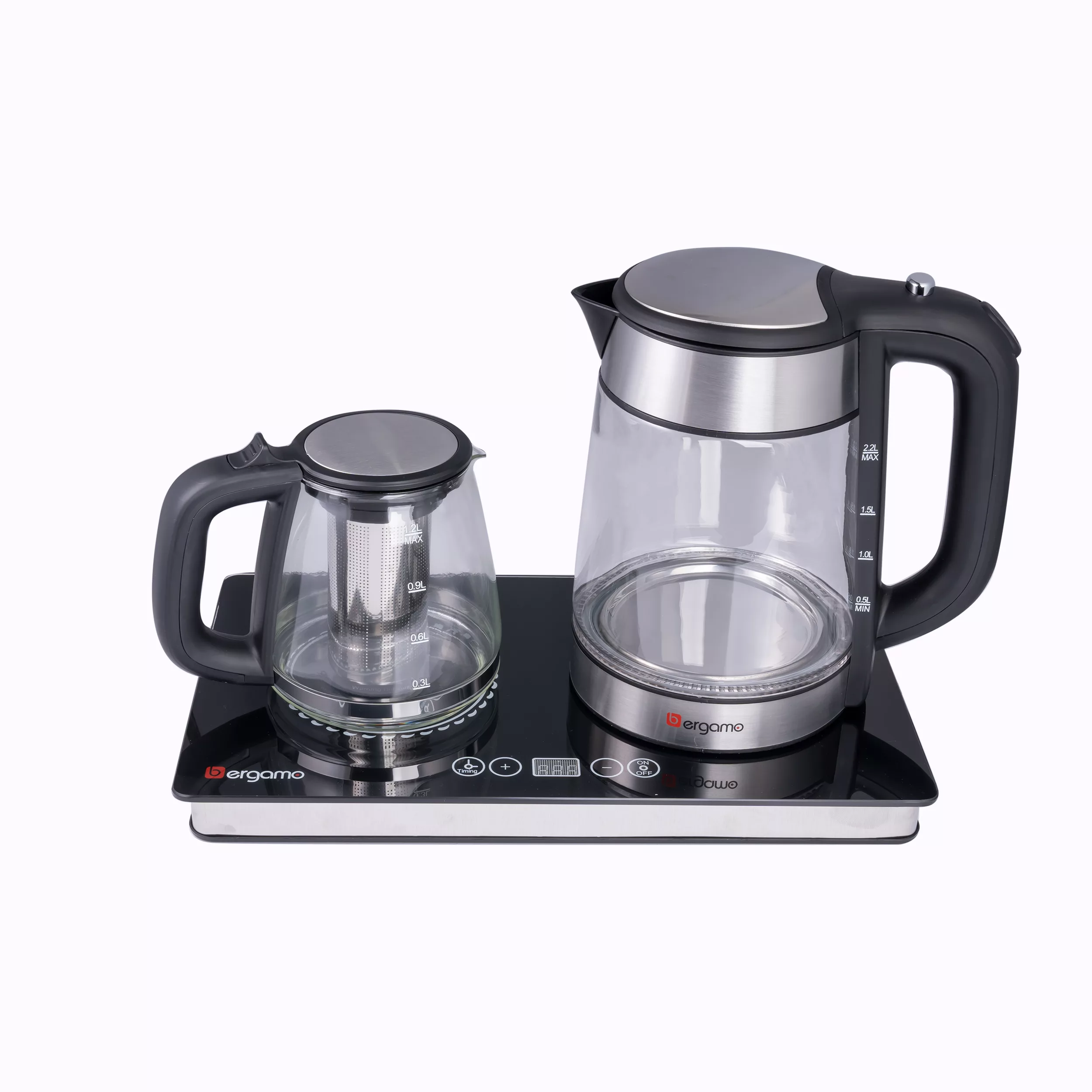 چای ساز برگامو مدل BG-TT2401TDGG