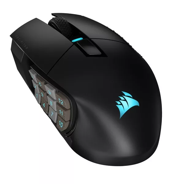 ماوس بی سیم گیمینگ کورسیر مدل SCIMITAR ELITE RGB