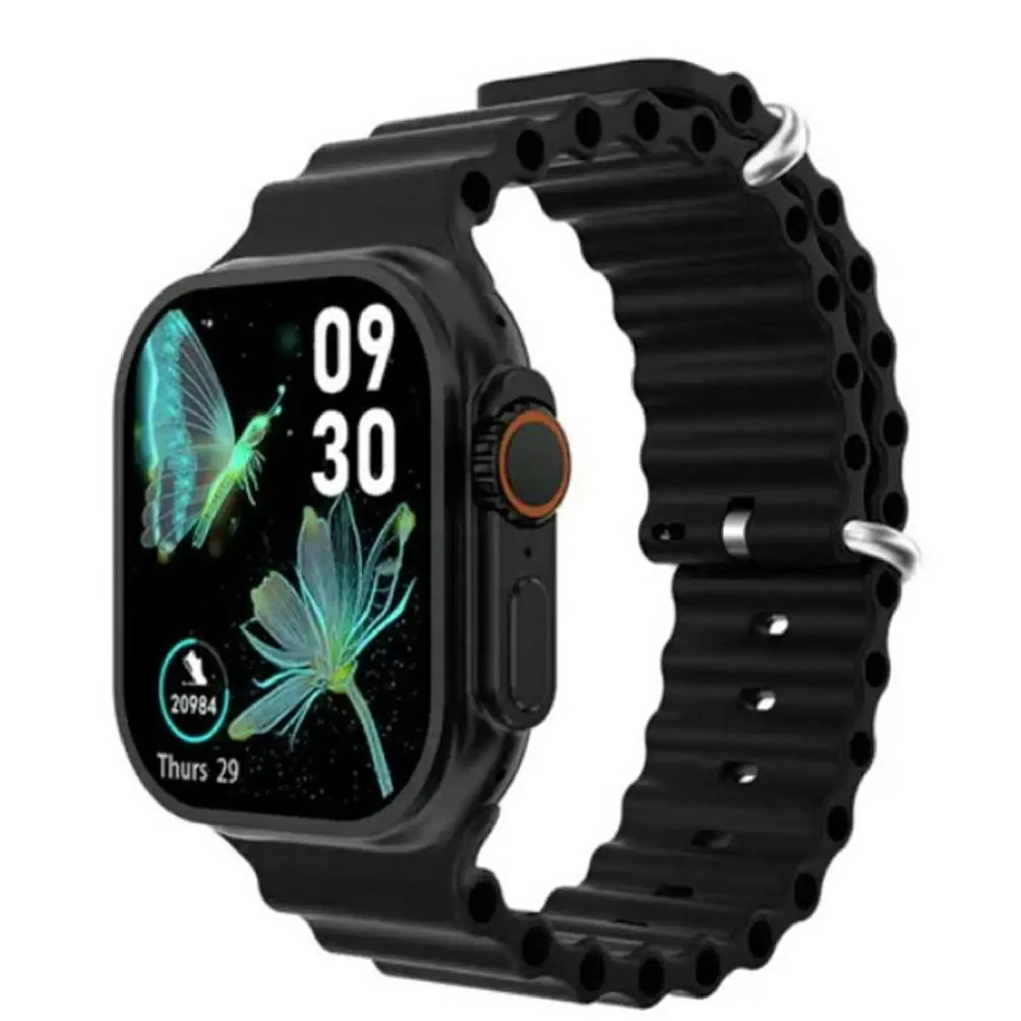 ساعت هوشمند 49 میلی متر لکسون مدل ULTRA 9 با بند سیلیکونی