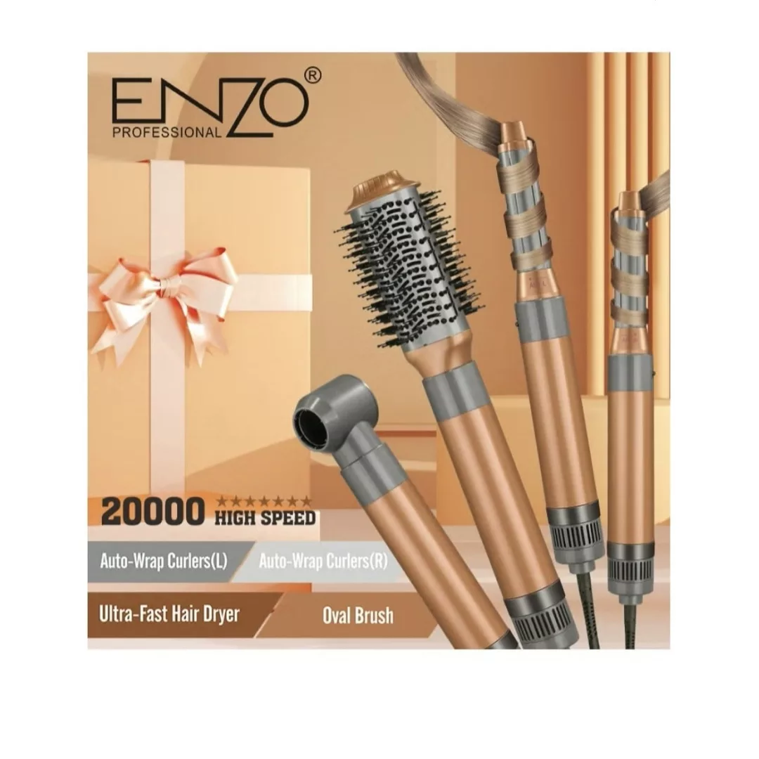 سشوار برس دار حالت دهنده انزو پروفیشینال مدل 4131