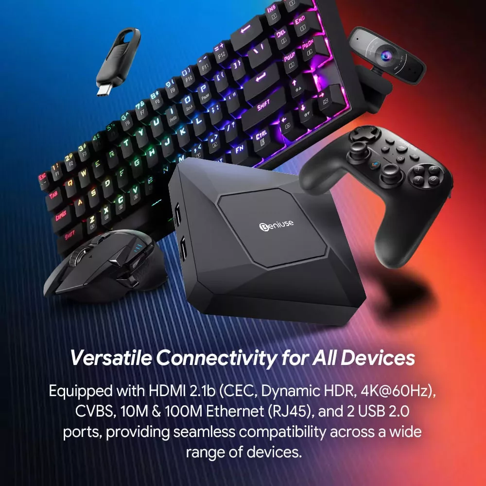 اندرویدباکس بنیوس مدل RTX3 به همراه ایرموس