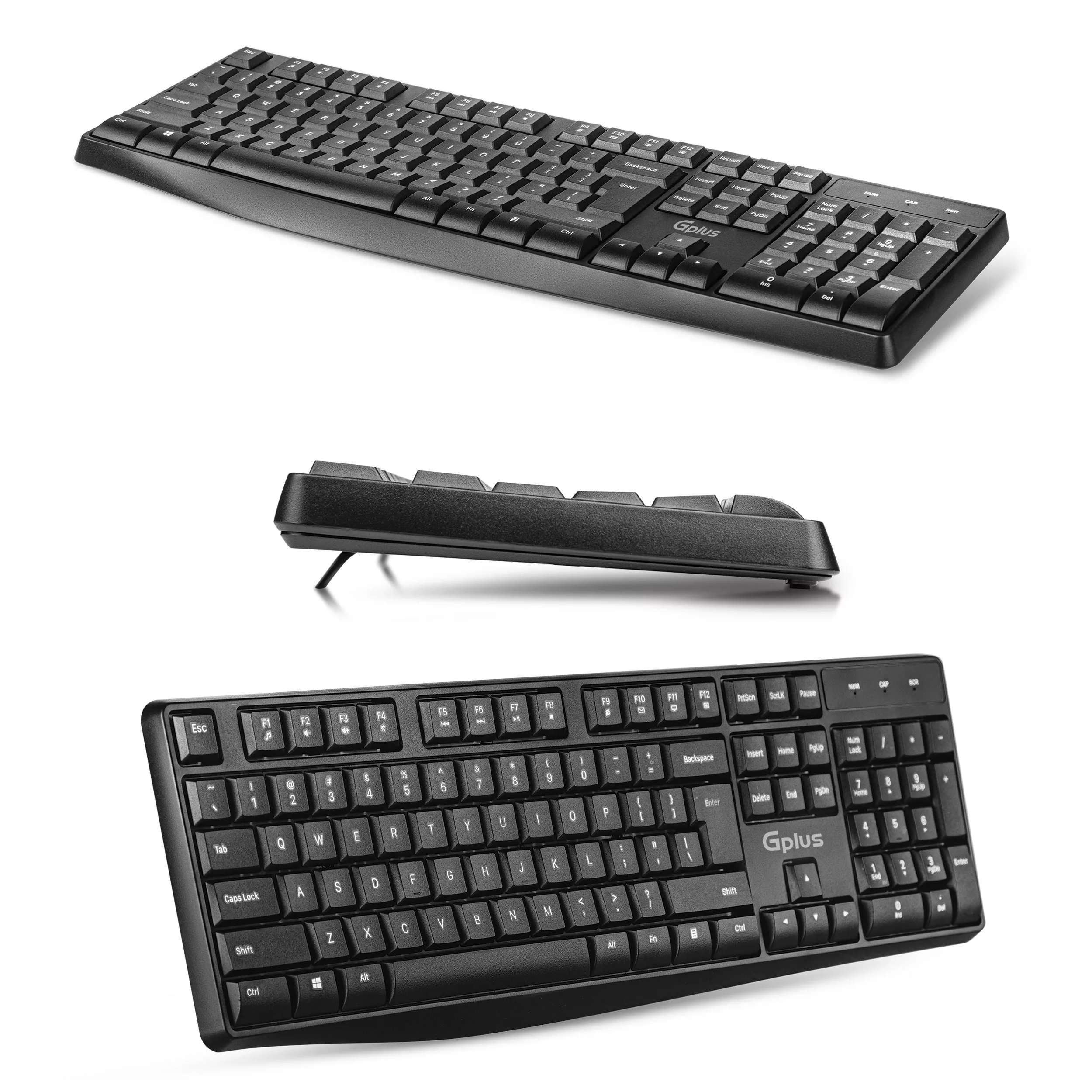 ست کیبورد و ماوس بی سیم جی پلاس مدل C340D