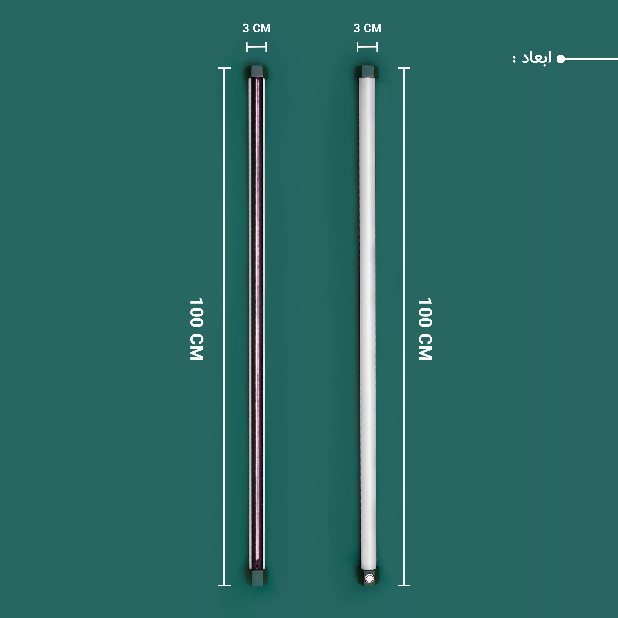 نور ثابت ال ای دی چیکولایت مدل M100 Green-D