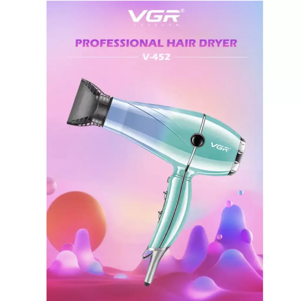 سشوار حرفه ای وی جی ار مدل V-452