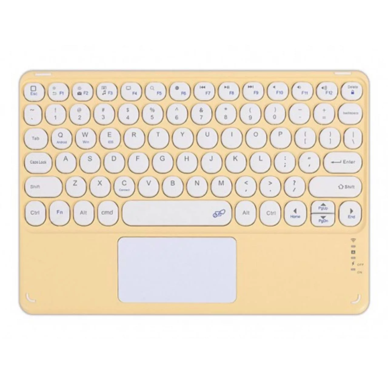 کیبورد مدل بلوتوثى تاج دار لپ تاپى كد 0117