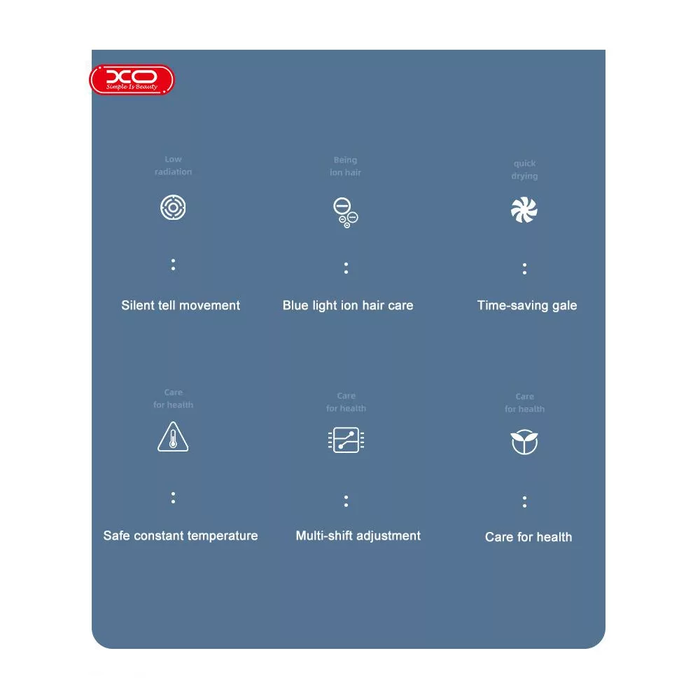 سشوار خانگی ایکس او مدل cf2