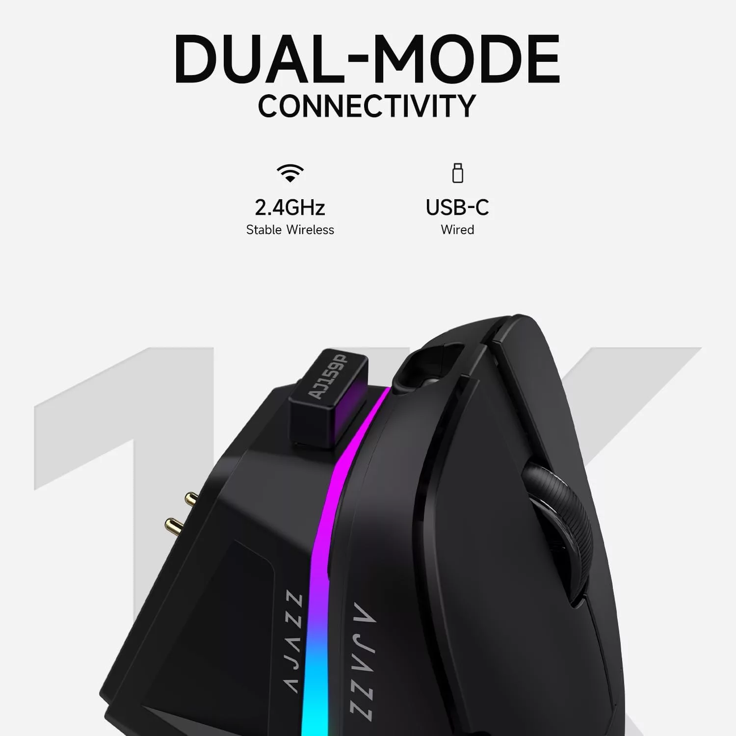 ماوس بی سیم گیمینگ آجز مدل AJ159P MC