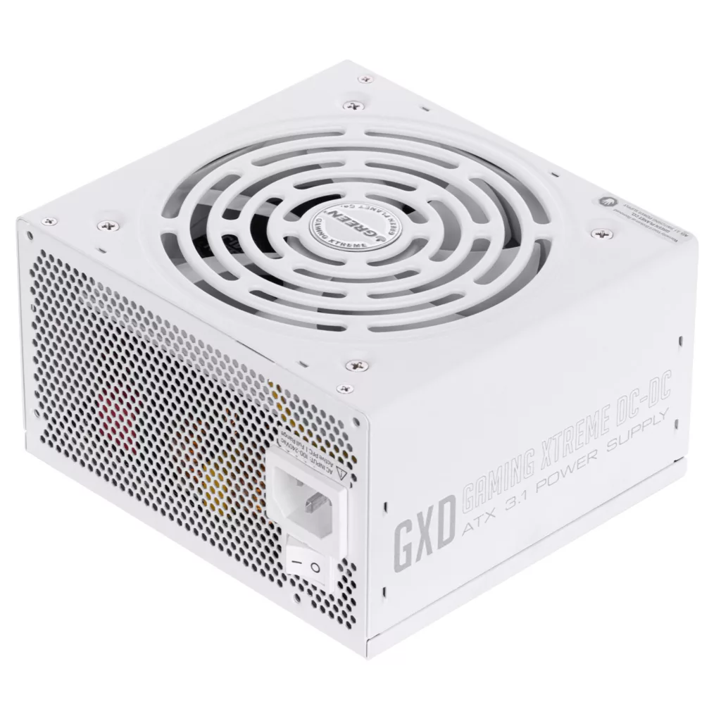 منبع تغذیه کامپیوتر 850W وات گرین مدل GP850B-GXD White (ATX 3.1)