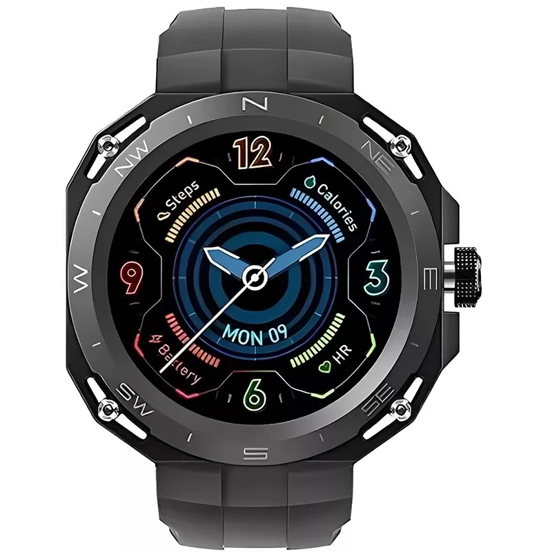 ساعت هوشمند 1.39 اینچی ویرفیت مدل HW3 CYBER با بند سیلیکونی