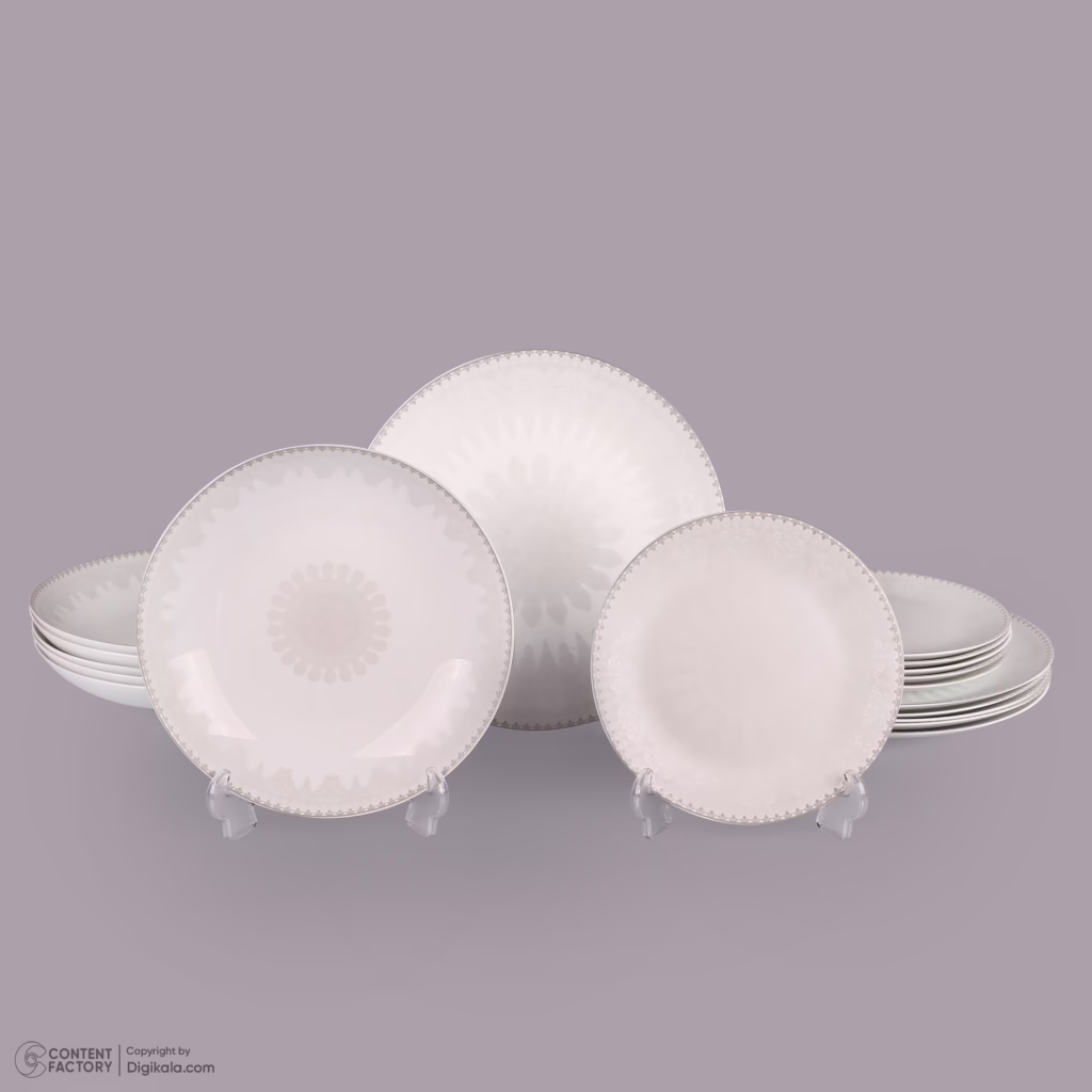 سرویس غذاخوری 18 پارچه 6 نفر شانی مدل 1040